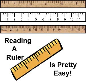 Ruler Measurements : How To Read a Ruler.