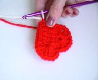 crochet heart