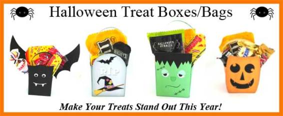 Halloween Treat Bag and Boxes