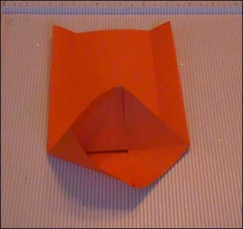 small paper bag corner folds