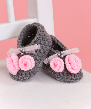 Little Miss Baby Booties