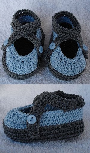 baby booties to crochet