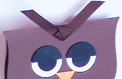 Halloween Owl treat bag topper